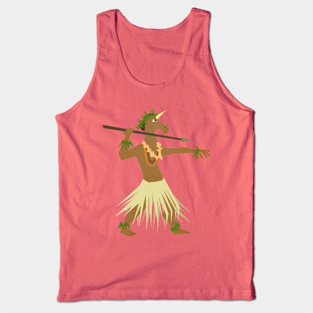 Hawaiian Hunter Unicorn Tank Top by Thatssounicorny